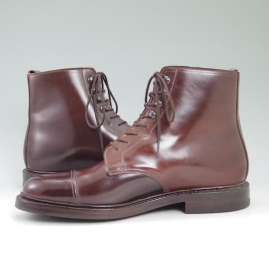 極美品★クロケット&ジョーンズ UK7/US7.5D【★コードバン/BROOKS BROTHERS別注】Peal&co ブルックスブラザーズ/Crockett&Jones★b448
