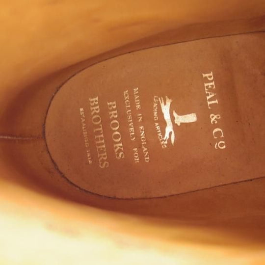 極美品★クロケット&ジョーンズ UK7/US7.5D【★コードバン/BROOKS BROTHERS別注】Peal&co ブルックスブラザーズ/Crockett&Jones★b448