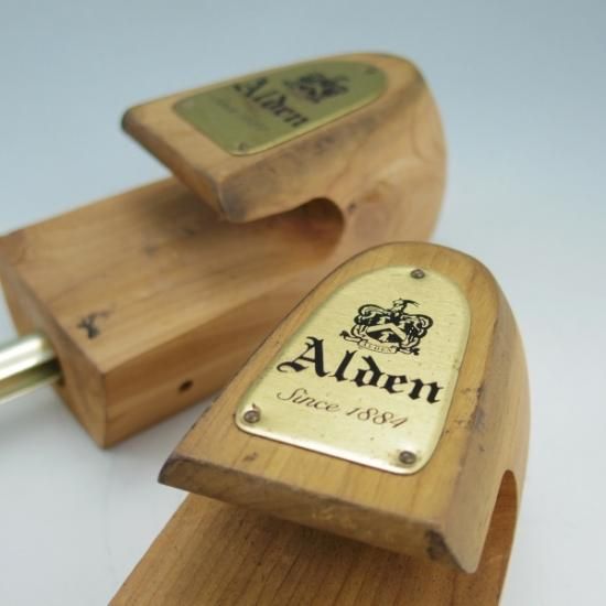 極上★オールデン Sサイズ【ロチェスター製★純正シューツリー/木製シューキーパー/ROCHESTER】ALDEN★b452
