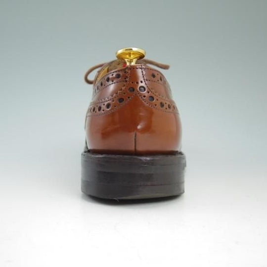 美品★チャーチ 70F/UK7【★バーウッド/ダイナイトソール/BURWOOD】81ラスト/ポリッシュドバインダーカーフ/サンダルウッド/Church's★b453