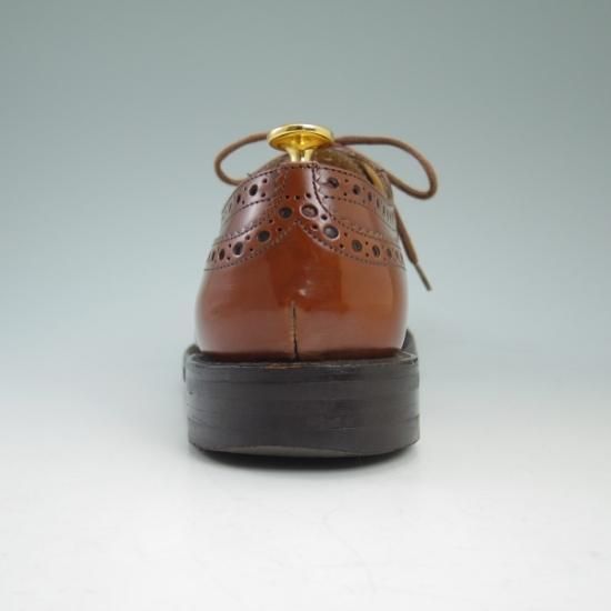 美品★チャーチ 70F/UK7【★バーウッド/ダイナイトソール/BURWOOD】81ラスト/ポリッシュドバインダーカーフ/サンダルウッド/Church's★b453