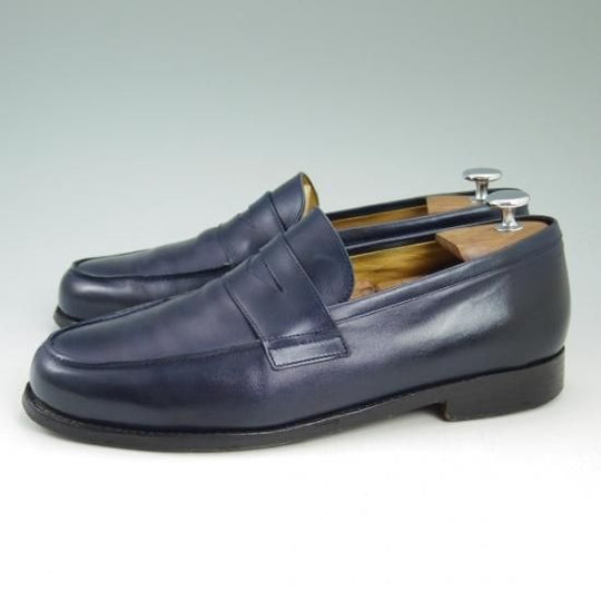 極上★パラブーツ SIZE 7.5【★希少!!ADONIS/ネイビー色/NUIT】アドニス/リスレザー/コインローファー/Paraboot★b455