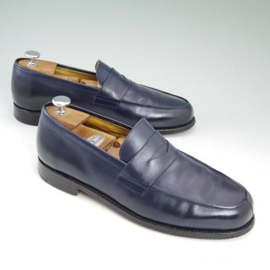 極上★パラブーツ SIZE 7.5【★希少!!ADONIS/ネイビー色/NUIT】アドニス/リスレザー/コインローファー/Paraboot★b455