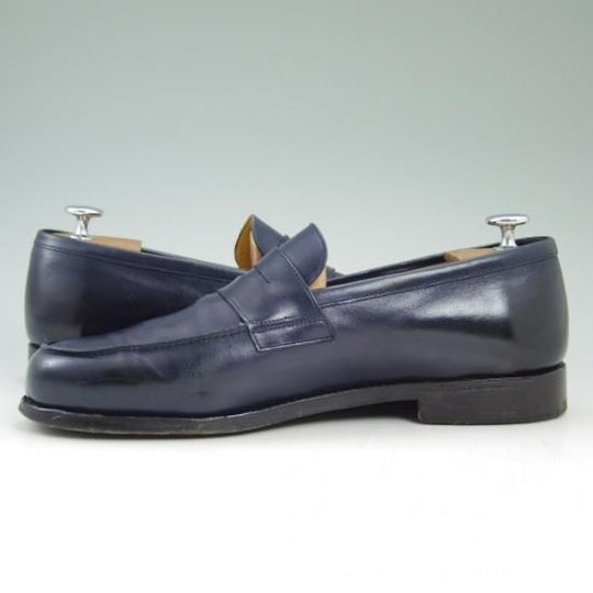 極上★パラブーツ SIZE 7.5【★希少!!ADONIS/ネイビー色/NUIT】アドニス/リスレザー/コインローファー/Paraboot★b455