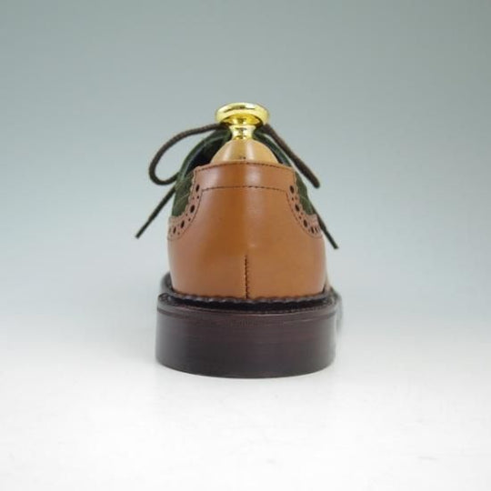 新品★(英)アルフレッド サージェント SIZE 7.5【★コンビ仕様!!ハロルド/HARROLD】スエード/カーフ/フルブローグ/Alfred Sargent★b457