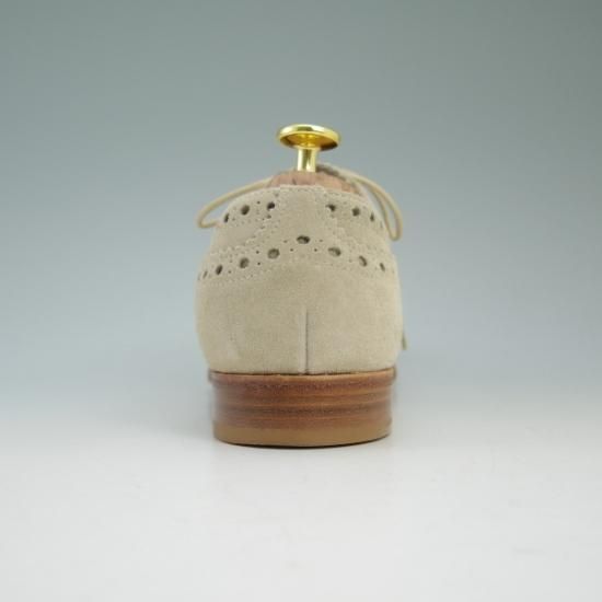 極美品★チャーチ(レディース) 24cm/SIZE 37【★BURWOOD 3W/バーウッド】スエード/フルブローグ/ウイングチップ/Church's★b461