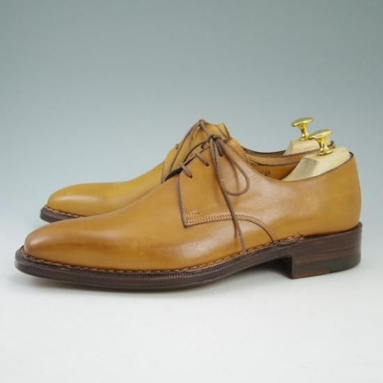 未使用品★(伊)ボリーニ SIZE 40【高級★グッドイヤーアルタッコ製法】プレーントゥ/BOLLINI★b464