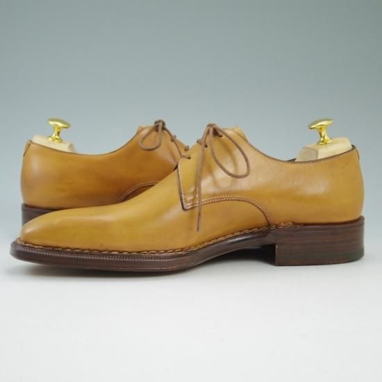 未使用品★(伊)ボリーニ SIZE 40【高級★グッドイヤーアルタッコ製法】プレーントゥ/BOLLINI★b464