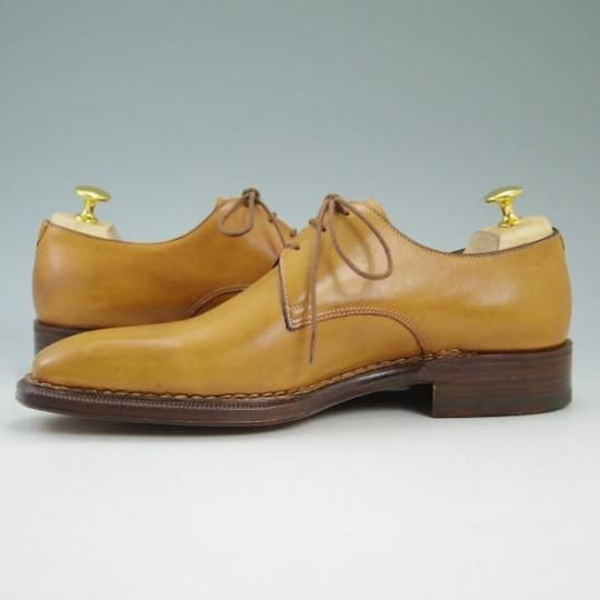 未使用品★(伊)ボリーニ SIZE 40【高級★グッドイヤーアルタッコ製法】プレーントゥ/BOLLINI★b464