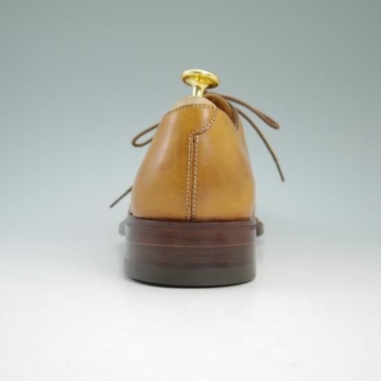 未使用品★(伊)ボリーニ SIZE 40【高級★グッドイヤーアルタッコ製法】プレーントゥ/BOLLINI★b464