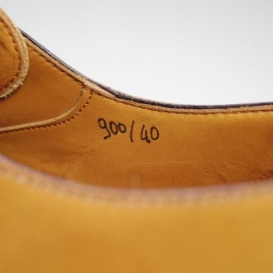 未使用品★(伊)ボリーニ SIZE 40【高級★グッドイヤーアルタッコ製法】プレーントゥ/BOLLINI★b464