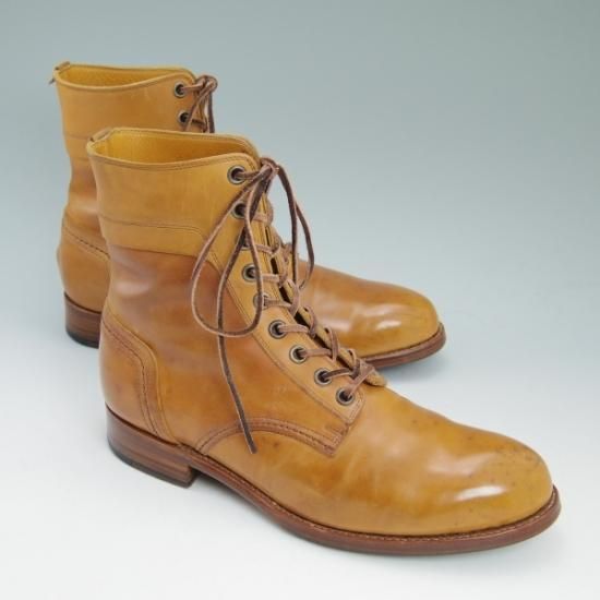 極上★ショセ 26.5cm/43【コードバン仕様★ナチュラルカラー】c-7060/ブーツ/chausser★b474