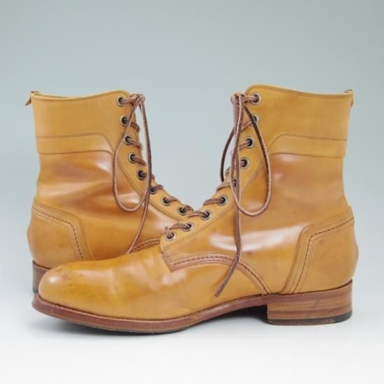 極上★ショセ 26.5cm/43【コードバン仕様★ナチュラルカラー】c-7060/ブーツ/chausser★b474