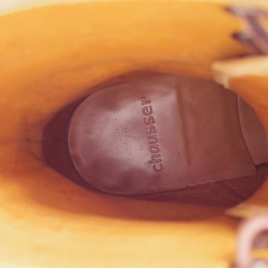 極上★ショセ 26.5cm/43【コードバン仕様★ナチュラルカラー】c-7060/ブーツ/chausser★b474