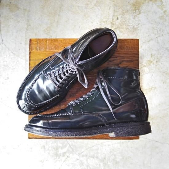 美品　別注　オールデン　コードバン　タンカーブーツレースアップ 美品☆オールデン 6.5D【☆コードバン仕様/タンカーブーツ