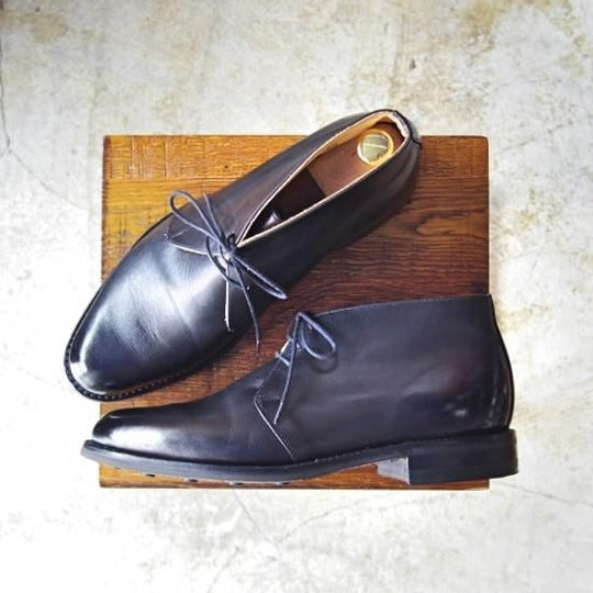 極美品★ロイドフットウェア UK7.5【★英国製/ダイナイトソール仕様】チャッカブーツ/Lloyd Footwear★b479