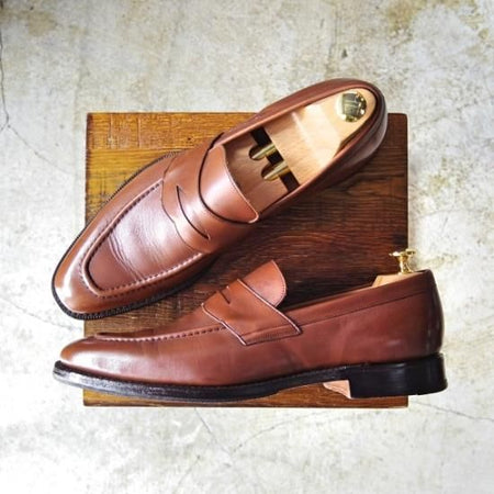 極上★チャーチ 80F/UK8【★希少モデル!!シアーズ/SEARS】119ラスト/コインローファー/Church's★b482