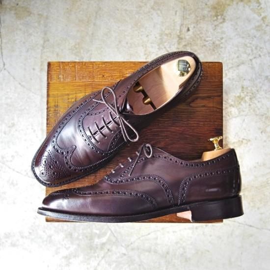 美品★チャーチ 70F/UK7【★チェットウィンド/CHETWYND】173ラスト/5都市ロゴ/フルブローグ/Church's★b483