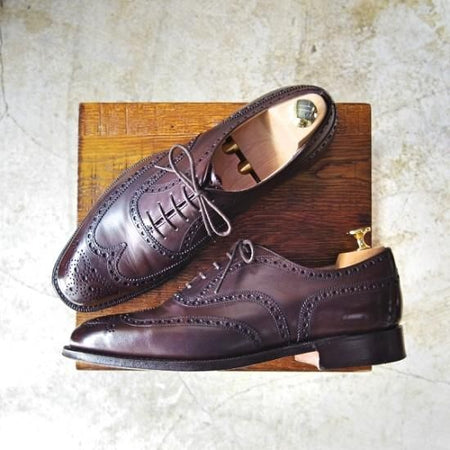 美品★チャーチ 70F/UK7【★チェットウィンド/CHETWYND】173ラスト/5都市ロゴ/フルブローグ/Church's★b483