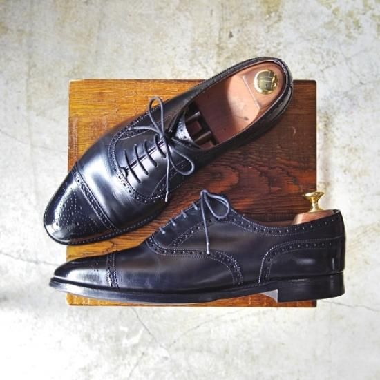 ★(英)チーニー製 9.5E【★ロイドフットウェア別注/Lloyd Footwear】Mシリーズ/セミブローグ/CHEANEY★b488