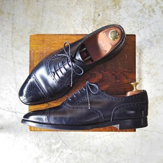 ★(英)チーニー製 9.5E【★ロイドフットウェア別注/Lloyd Footwear】Mシリーズ/セミブローグ/CHEANEY★b488