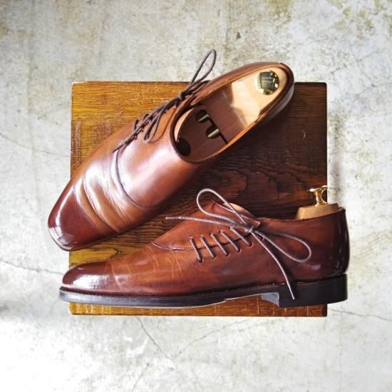 極上★(英)グレンソン 8D【★最上級マスターピース/Paul Stuart別注/ポールスチュアート】Stuart Choice/8105/サイドレース/GRENSON★b493