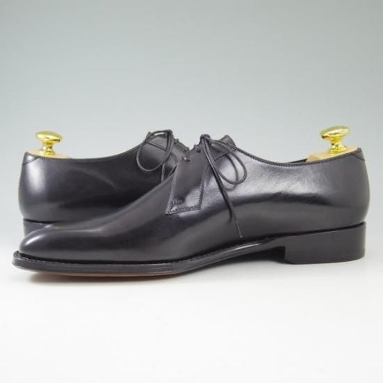 新品★(伊)アンジェロ マネッティ SIZE 7.5【定10万程度★グッドイヤー製法】カーフ/Vフロント/プレーントゥ/Angiolo Manetti★b494