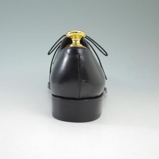 新品★(伊)アンジェロ マネッティ SIZE 7.5【定10万程度★グッドイヤー製法】カーフ/Vフロント/プレーントゥ/Angiolo Manetti★b494