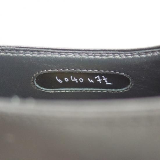 新品★(伊)アンジェロ マネッティ SIZE 7.5【定10万程度★グッドイヤー製法】カーフ/Vフロント/プレーントゥ/Angiolo Manetti★b494