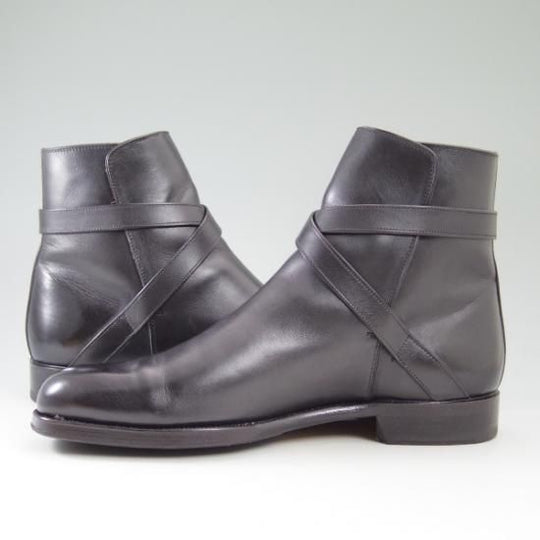 極美品★(伊)F.LLI ジャコメッティ SIZE 40【定価13.5万円★カーフ/FG337】ジョッパー ブーツ/フラテッリ/Giacometti★b495