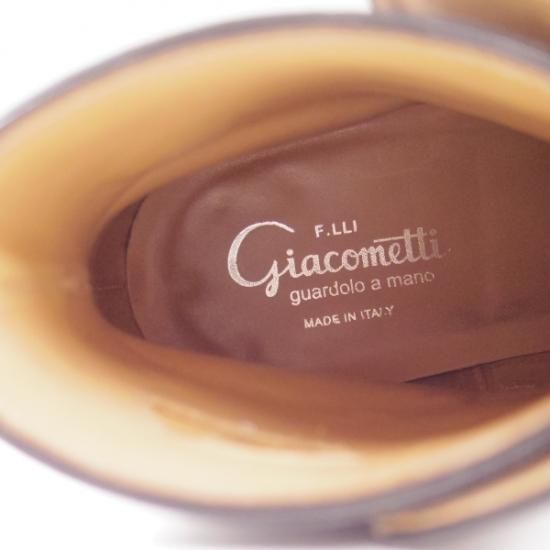 極美品★(伊)F.LLI ジャコメッティ SIZE 40【定価13.5万円★カーフ/FG337】ジョッパー ブーツ/フラテッリ/Giacometti★b495