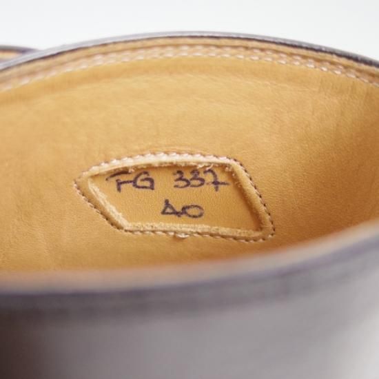極美品★(伊)F.LLI ジャコメッティ SIZE 40【定価13.5万円★カーフ/FG337】ジョッパー ブーツ/フラテッリ/Giacometti★b495