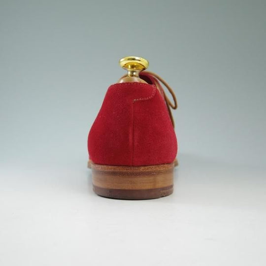 美品★クロケット&ジョーンズ 7.5E【★希少カラー!!NEWQUAY/ニューキー】スエード/240ラスト/プレーントゥ/Crockett&Jones★b499