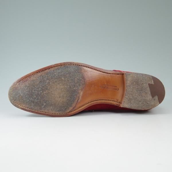美品★クロケット&ジョーンズ 7.5E【★希少カラー!!NEWQUAY/ニューキー】スエード/240ラスト/プレーントゥ/Crockett&Jones★b499