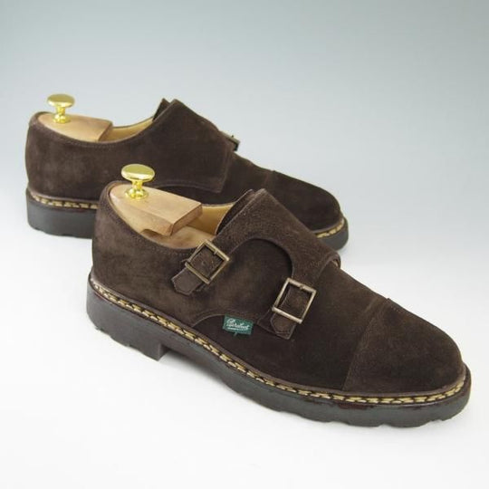 美品★パラブーツ SIZE 6【★ウィリアム/WILLIAM】マルシェソール/スエード/ダブルモンク/Paraboot★b501