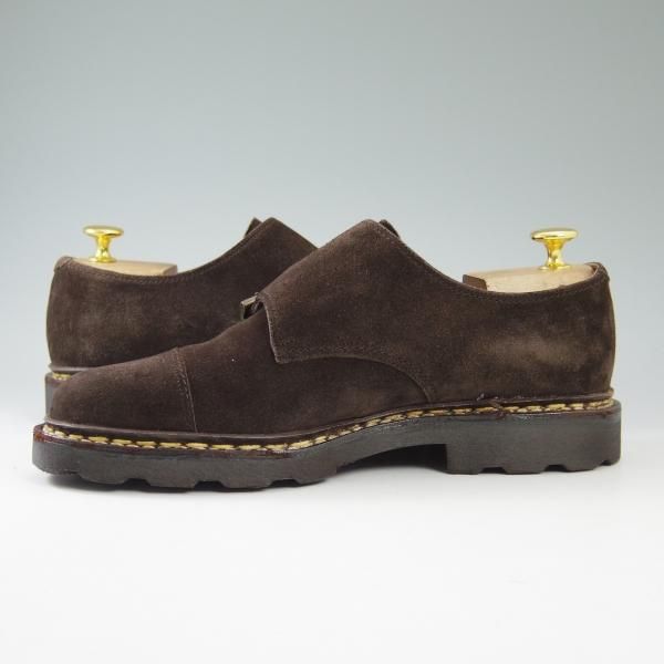 美品★パラブーツ SIZE 6【★ウィリアム/WILLIAM】マルシェソール/スエード/ダブルモンク/Paraboot★b501