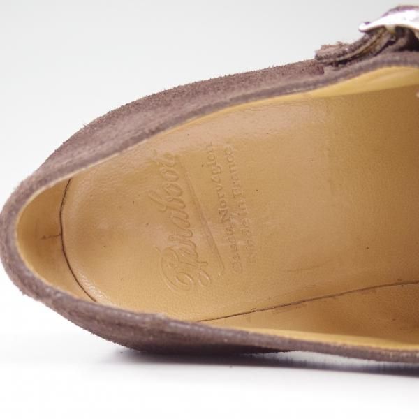 美品★パラブーツ SIZE 6【★ウィリアム/WILLIAM】マルシェソール/スエード/ダブルモンク/Paraboot★b501