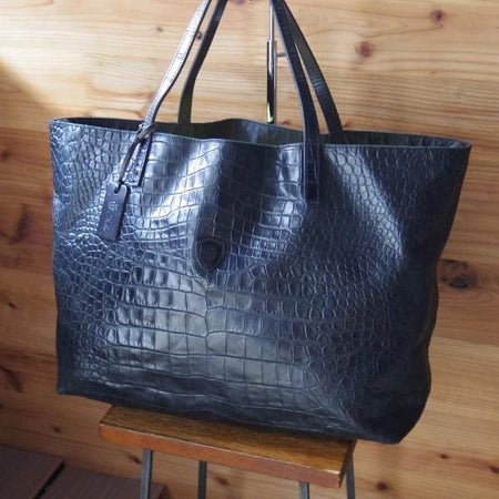 極上★フェリージ/Felisi【定価7.5万円★トートバッグ/11-91】レザー クロコ トート バッグ/ユニセックス/メンズ&レディース/ビジネス★N4904