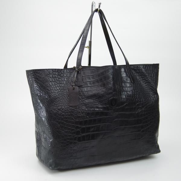 極上★フェリージ/Felisi【定価7.5万円★トートバッグ/11-91】レザー クロコ トート バッグ/ユニセックス/メンズ&レディース/ビジネス★N4904