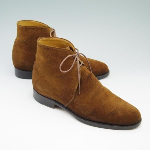 極上★トリッカーズ SIZE 7【★トレーディングポスト別注/ジョージブーツ】Trading Post/スエード/チャッカ ブーツ/Tricker's★b504