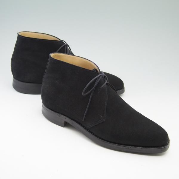 極上★クロケット&ジョーンズ 6.5E【★バーニーズNY別注/ダイナイトソール】EVESHAM/スエード/チャッカブーツ/Crockett&Jones★b507
