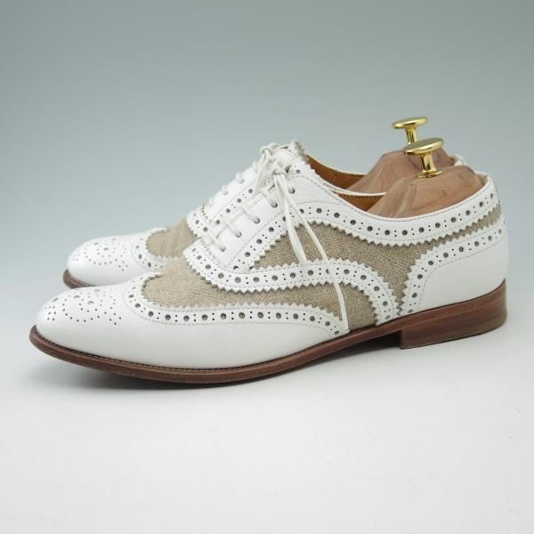 極上★チャーチ(レディース) 24.5cm/SIZE 37.5【★コンビ仕様!!BURWOOD 3W/バーウッド】フルブローグ/ウイングチップ/Church's★b509