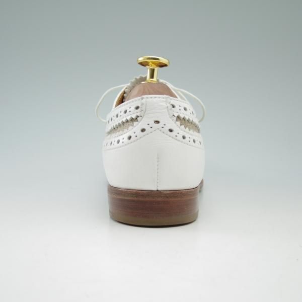 極上★チャーチ(レディース) 24.5cm/SIZE 37.5【★コンビ仕様!!BURWOOD 3W/バーウッド】フルブローグ/ウイングチップ/Church's★b509