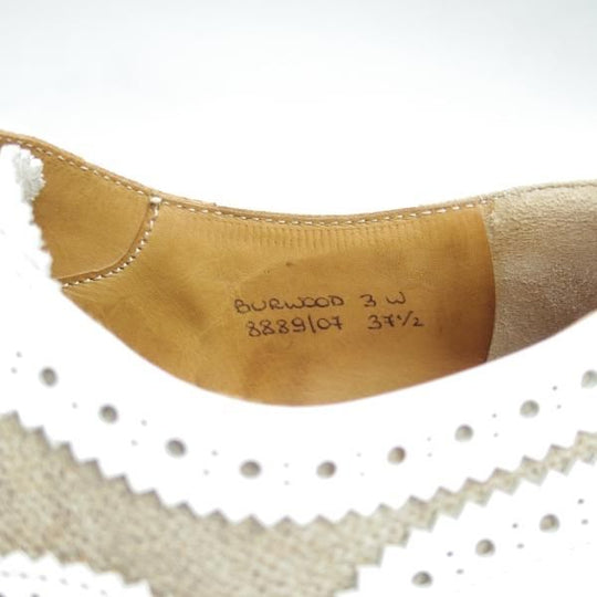 極上★チャーチ(レディース) 24.5cm/SIZE 37.5【★コンビ仕様!!BURWOOD 3W/バーウッド】フルブローグ/ウイングチップ/Church's★b509