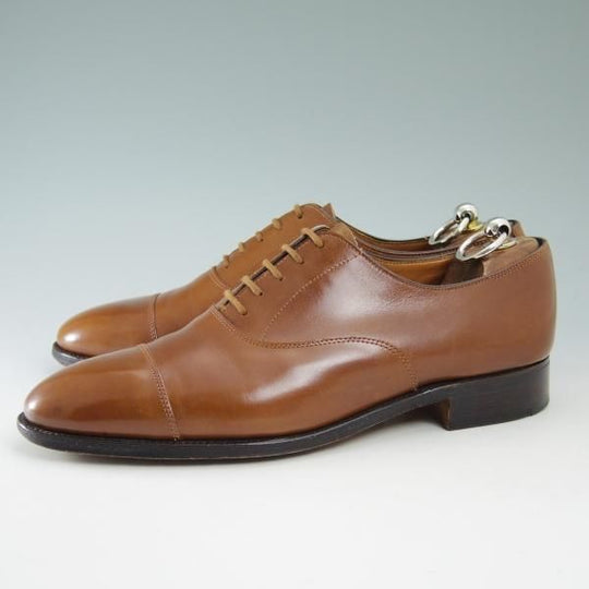 極上★ジョンロブ 7.5E【★旧ロゴ仕様!!CITY/シティ】236ラスト/ストレートチップ/JOHN LOBB★b514