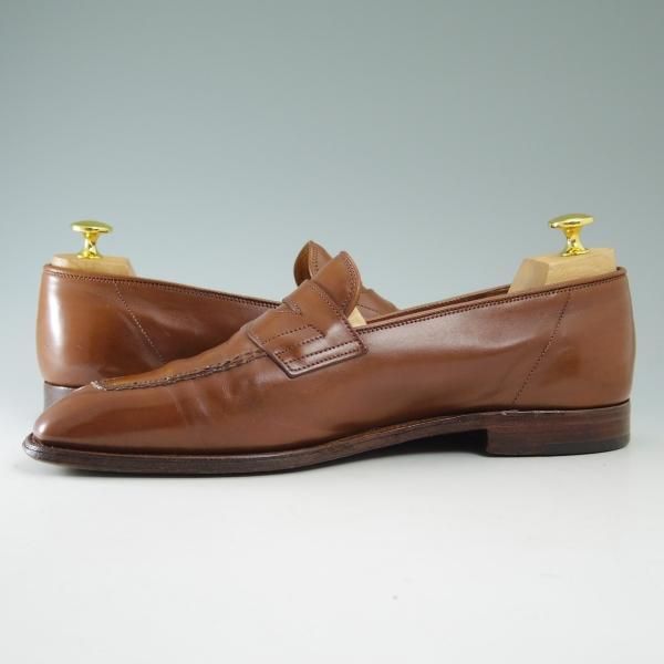 ★ジョンロブ 8.5EE【定価20万円程度★スキンステッチ仕様/ASHLEY/アシュレイ】4596ラスト/コインローファー/JOHN LOBB★b515