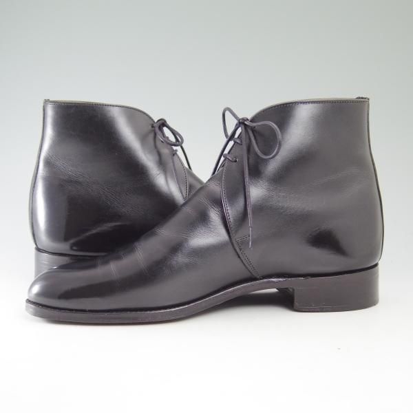 トリッカーズ　ジョージブーツ　UK8、Fit4、黒　ユニオンワークス別注 極上☆トリッカーズ SIZE 8-4(UK7程度)【☆ユニオンワークス別注