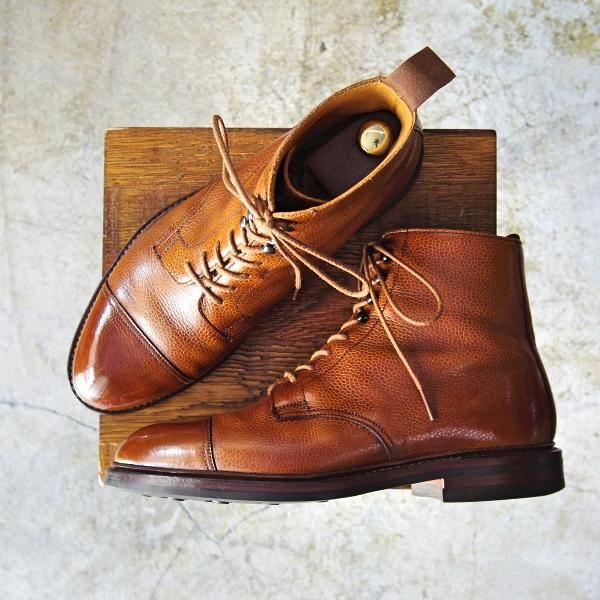 美品★クロケット&ジョーンズ 7E【★コニストン/CONISTON/ダイナイトソール仕様】325ラスト/ブーツ/Crockett&Jones★b521