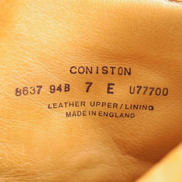 美品★クロケット&ジョーンズ 7E【★コニストン/CONISTON/ダイナイトソール仕様】325ラスト/ブーツ/Crockett&Jones★b521