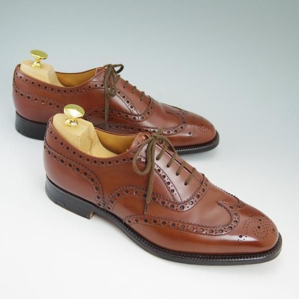 美品★チャーチ 65F/UK6.5【★旧チャーチ/73ラスト/CHETWYND/チェットウィンド】3都市ロゴ/フルブローグ/Church's★b522